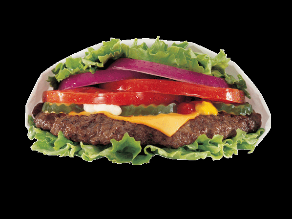 Las 5 peores y 5 mejores hamburguesas - MEJOR de Hardees: Hamburguesa  baja en carbohidratos